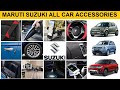 maruti all cars accessories with price and details