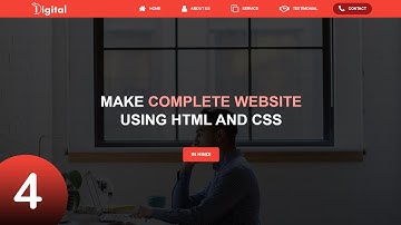 4 - How To Make Website Using HTML And CSS In Hindi Step by Step
