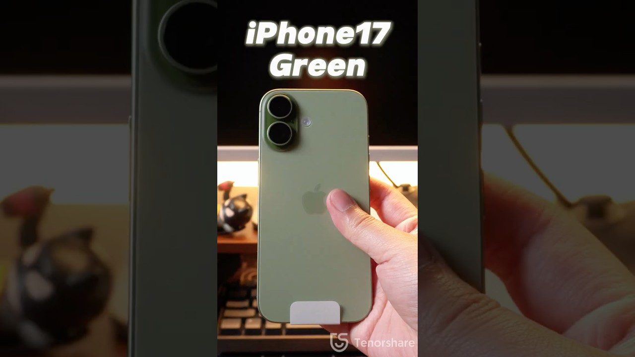 iPhone 17 Sage Green 🍏 New Color Unboxing 