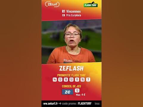 ZEFLASH Pronostic Vincennes course R1C6 du 23 juin 2023 Flash Turf