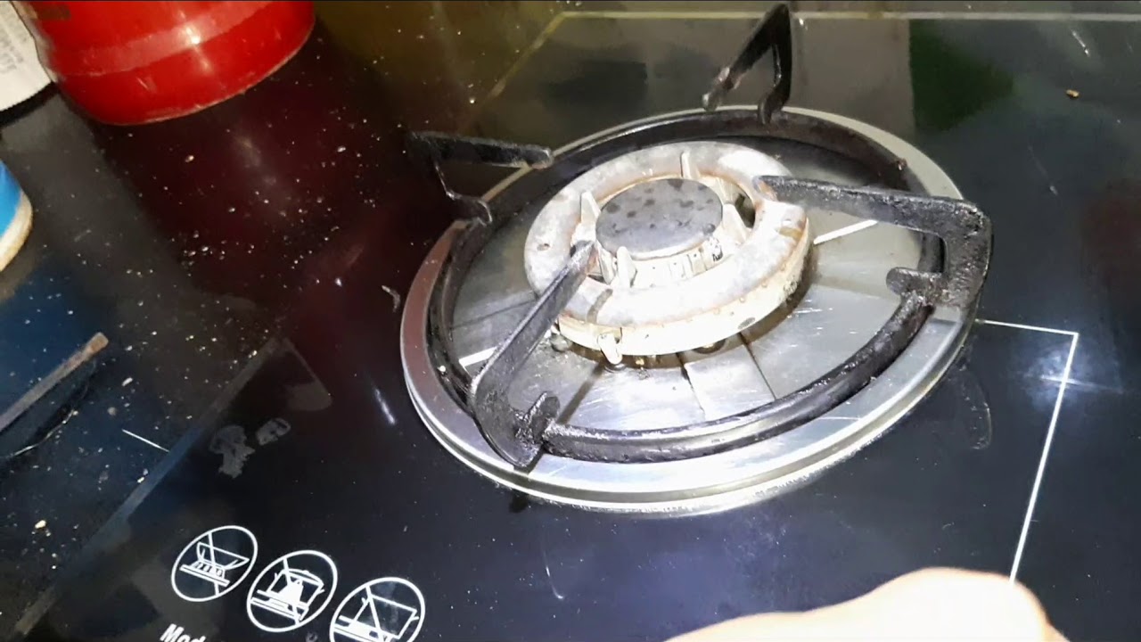 Hướng dẫn mẹo chữa bếp ga bị nghẹt phéc phun lửa lên... - youtube