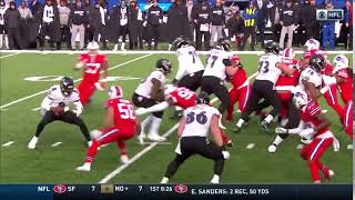 Lamar Jackson Jukes Matt Milano | Bills vs Ravens