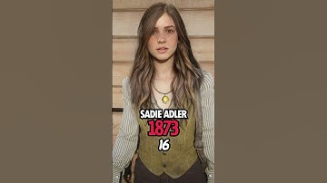 How old is Sadie Adler Red Dead Redemption 2 #gaming #rdr2 #shorts #sadieadler #rdr