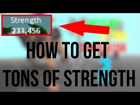 How To Get Tons Of Strength Roblox Weight Lifting Simulator 2 Youtube - how to gain strength fast in roblox weight lifting simulator 2