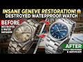 Rusted &amp; Destroyed Geneve Watch – Rust to Shine Transformation | Waterproof Again!