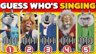 Guess Who's Singing 🎤🎶 | Sing 1 & 2 Song Quiz Challenge | Nooshy, Porsha, Ash, Johnny, Meena, Rosita
