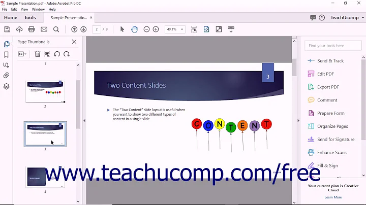 Acrobat Pro DC Tutorial Moving and Copying Pages- Adobe Acrobat Pro DC Training Tutorial Course