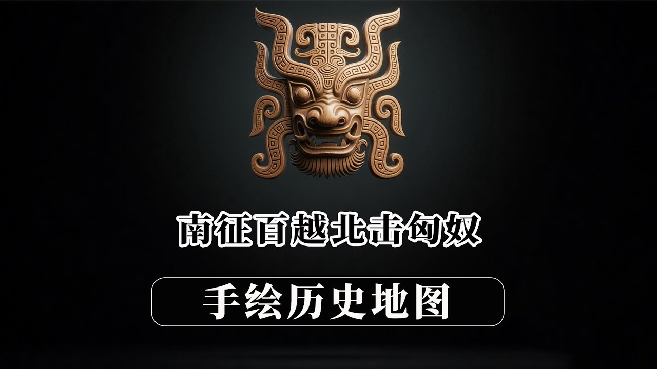 手绘地图推演 一口气看完秦朝南征百越北击匈奴全过程