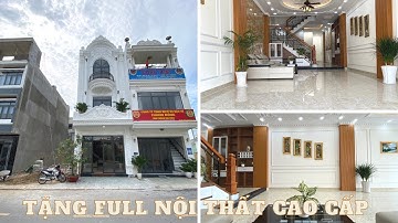 Nhà Bán Tại Bình Dương - Mẫu Nhà Phố Tân Cổ Điển - Tặng Full Nội Thất Cao Cấp