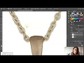 Basic Necklace Jewelry Retouching Tutorial by Jocelyn Negron Studio