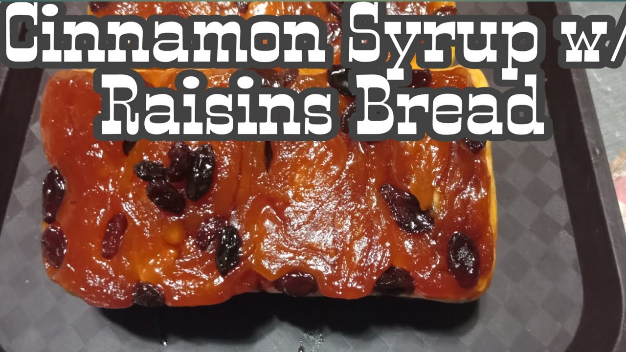 How to make Cinnamon Syrup w/ Raisins