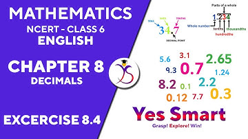 NCERT | CLASS 6 | EX 8.4 | DECIMALS ~ Edition 2019/08 [English]