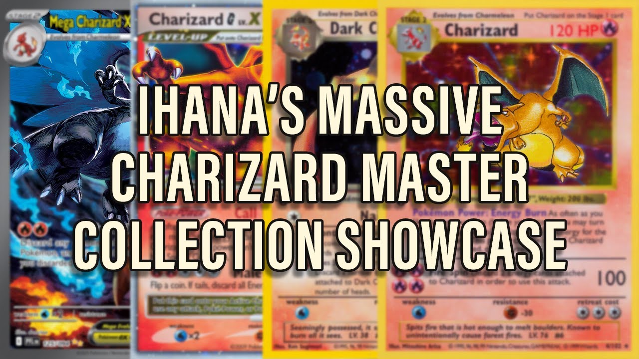My MASSIVE Charizard Master Set Collection - YouTube