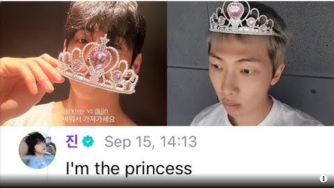 "👑 BATTLE OF THE KIMS?! RM, Jin & Taehyung Go Full Princess Mode — Comeback Teaser?!  Tiara Chaos