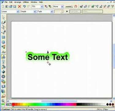 Xara Xtreme text effect1
