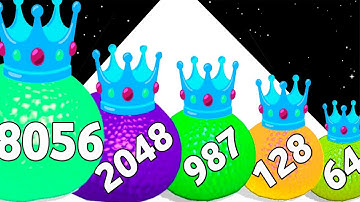 Ball Balloon Run - Level Up Ball All Levels Gameplay