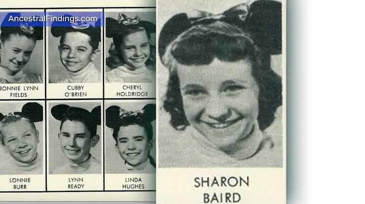 AF-688: Sharon Baird: The Mickey Mouse Club, Part ...