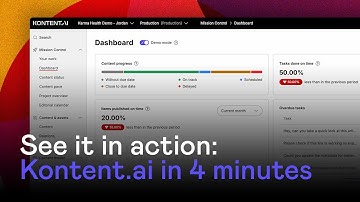 See it in action: Kontent.ai in 4 minutes