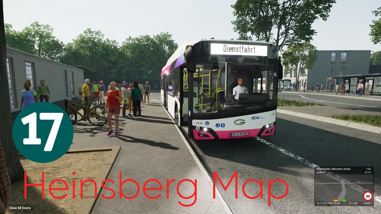 The Bus Heinsberg Map Linie 017