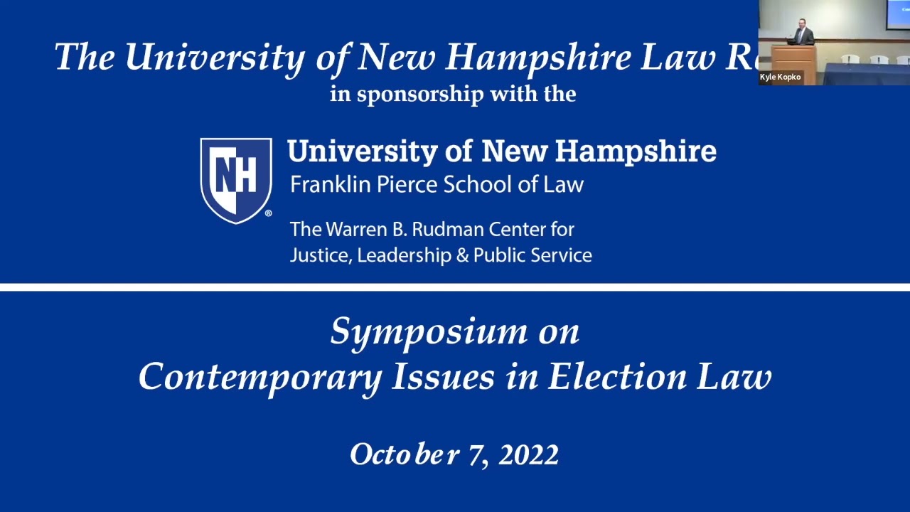 Contemporary Issues In Election Law The University Of New Hampshire contemporary-issues-in-election-law-the-university-of-new-hampshire