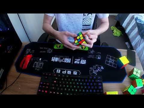 9.56 3x3 average of 5 on Stackmat!!!