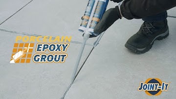 How to apply Joint It Porcelain Epoxy Grout