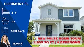 Pulte Homes Haddock Floor Plan Tour | New Construction Home in Clermont FL | Lake Haven Estates
