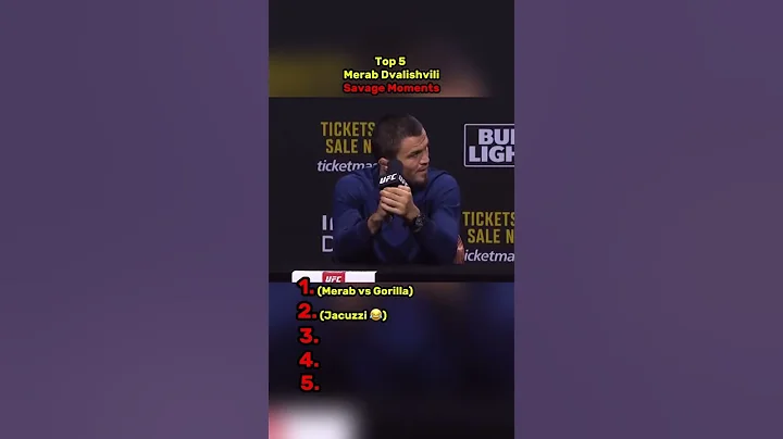 Top 5 Merab Dvalishvili savage moments #ufc #ufcfighter #ufcvideo #merabdvalishvili #top5