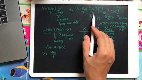 CRE Chapter 4 - Construct reaction data table to find batch reactor volume (Part 3)
