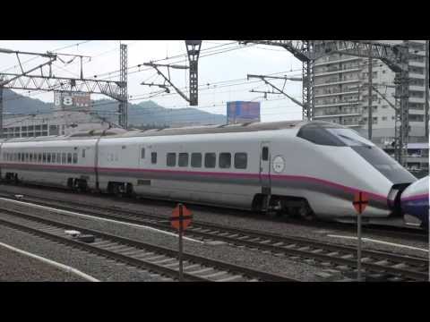 ラッピングＥ2　やまびこ+Ｅ3やまびこ　福島駅到着