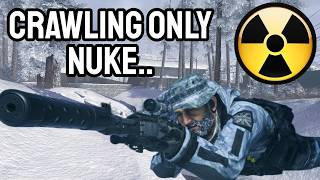 I tried Fortunate's HARDEST MW2 Nuke Challenge.. (Crawling Only Nuke)