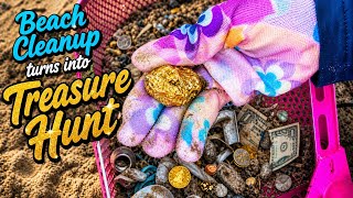 Beach Cleanup Found Hidden Treasure and Mystery Items in the Sand