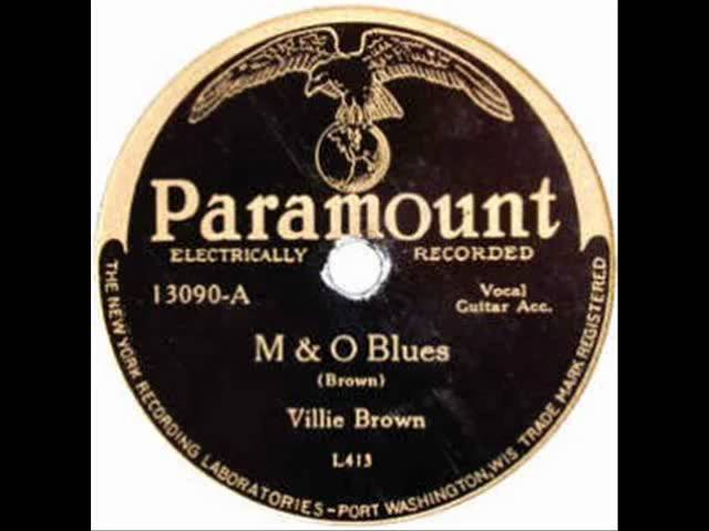 Willie Brown - M & O Blues - Paramount 13090, Champion 50023 blues