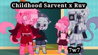 ||Childhood Sarvent x Ruv||Sarv x Ruv||FNF||Gacha Club||7w7||original? ||Childhood Sarvent x Ruv||Sarv x Ruv||FNF||Gacha Club||7w7||original?