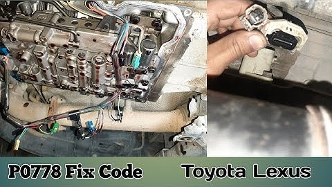 How to Lexus Lx570 | P0778 Pressure Control Solenoid 