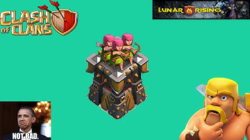 Clash of Clans- High loot farming raids! - Another Archer tower! One left!!