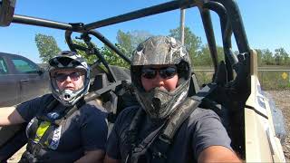 Crammed RZR Pro XP through Gypsum OHV Park