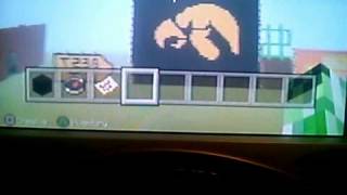 Mine Craft Pixels And Iowa Hawkeyes Stadium