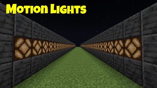 How to Make MOTION SENSOR LIGHTS in Minecraft | Part-2