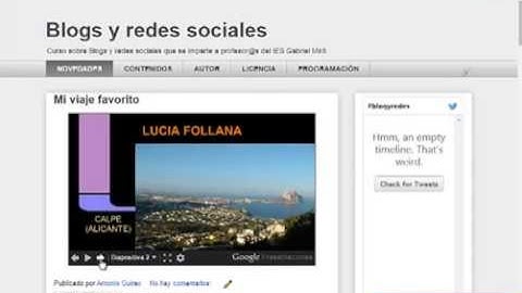 Incrustar pase de diapositivas de Drive en Blogger.