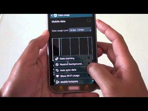Samsung Galaxy Note 2: How to Enable / Disable Auto Data Sync