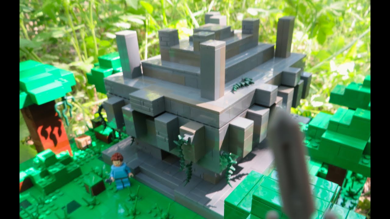 lego minecraft jungle temple