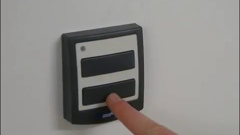 NOVOFERM : Programmer un bouton poussoir