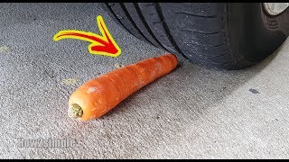 Car Vs Carrot Experiment 8 Slowmo 车Vs红萝卜