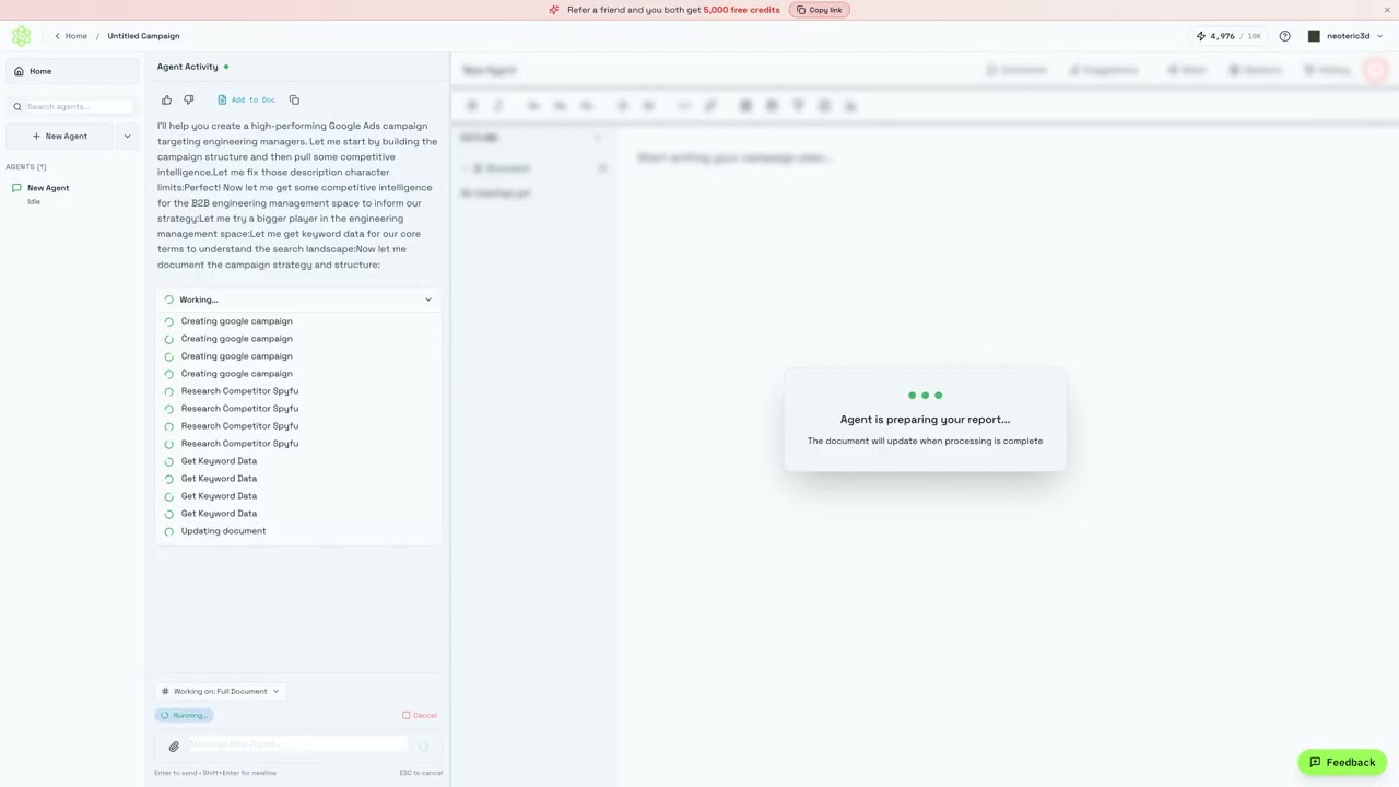 Synter — AI Agent for Cross-Platform Advertising