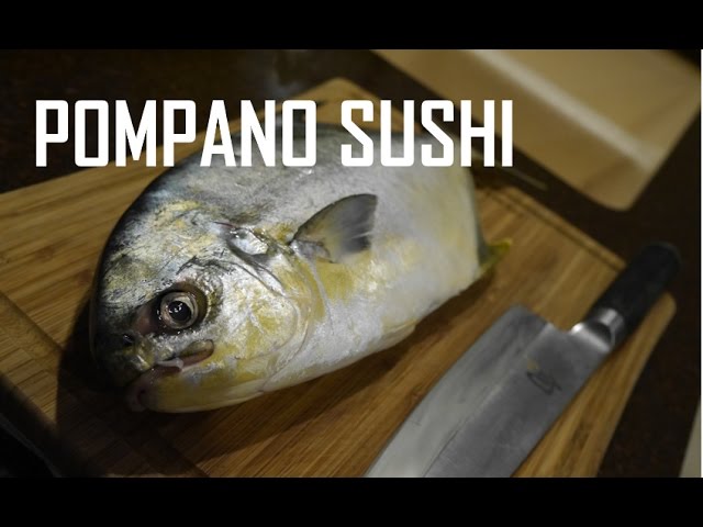 How to Fillet Fish for Sushi and Sashimi - Fresh Pompano | Native Sushi