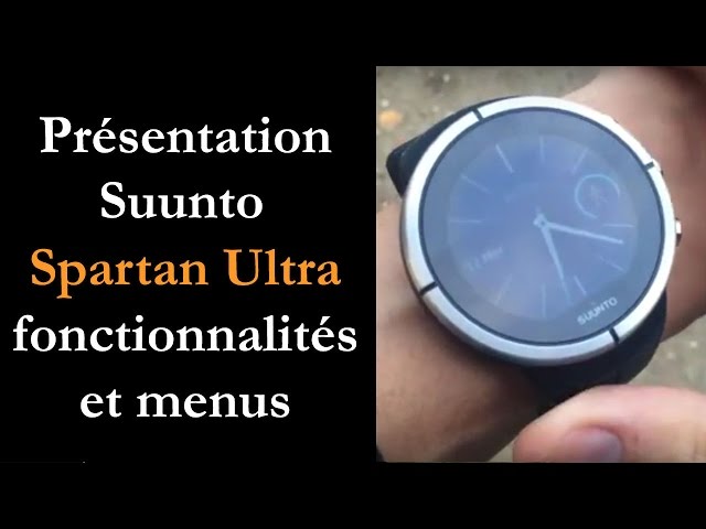 Suunto Spartan Ultra review: features and menus - YouTube