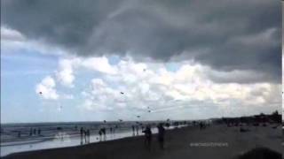 Gustnado hits Florida's Cocoa Beach