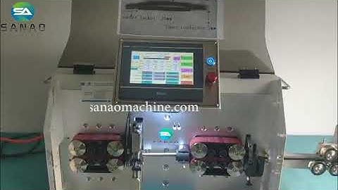 Full Automatic multi-cores cable stripping and cutting machine