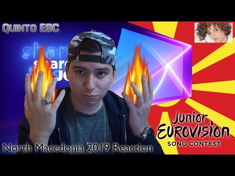 Mila Moskov - Fire Reaction - Junior Eurovision 2019 (North Macedonia) - Quinto ESC